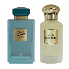 COMBO- BLU OUD WITH OUD COUTURE AND OUD COUTURE BY AHMED AL MAGHRIBI Rawzera Perfumes