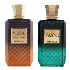 COMBO- KHADLAJ ISLAND VANILLA DUNES AND KHADLAJ ISLAND Rawzera Perfumes